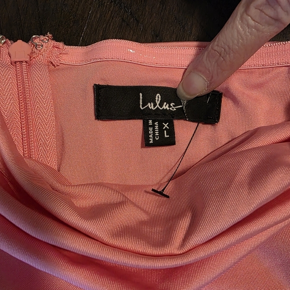 Lulus Exemplary Charm Pink Strapless Ruched Bodycon Mini Dress, Size XL - Picture 8 of 10